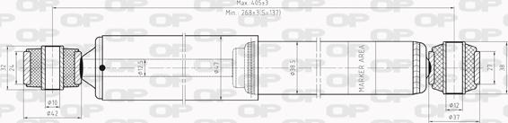 Open Parts SAB8002.32 - Amortizators autodraugiem.lv