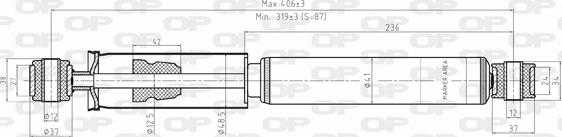 Open Parts SAB8088.32 - Amortizators autodraugiem.lv