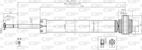 Open Parts SAB8079.32 - Amortizators autodraugiem.lv