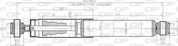 Open Parts SAB8191.32 - Amortizators autodraugiem.lv