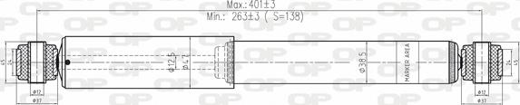 Open Parts SAB8159.32 - Amortizators autodraugiem.lv