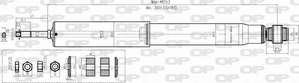 Open Parts SAB8399.32 - Amortizators autodraugiem.lv