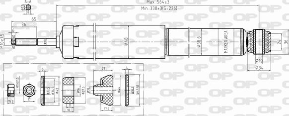 Open Parts SAB8390.32 - Amortizators autodraugiem.lv