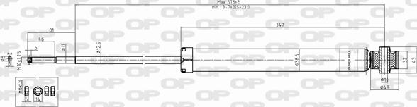 Open Parts SAB8345.32 - Amortizators autodraugiem.lv