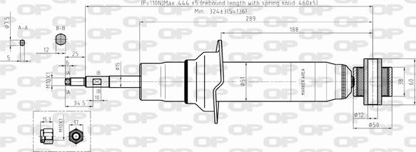 Open Parts SAB8334.32 - Amortizators autodraugiem.lv