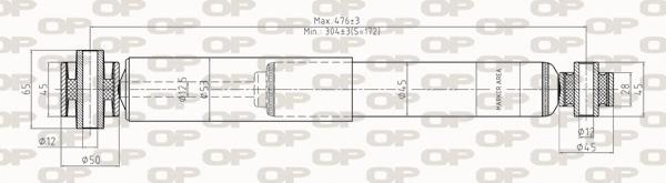 Open Parts SAB8260.32 - Amortizators autodraugiem.lv