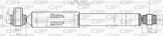 Open Parts SAB8200.32 - Amortizators autodraugiem.lv