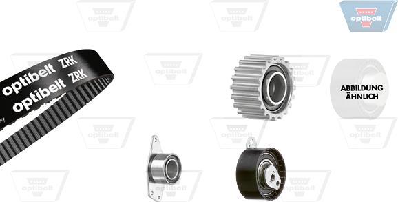 Optibelt KT 1493 - Zobsiksnas komplekts autodraugiem.lv