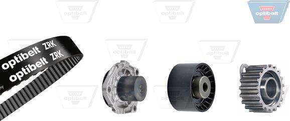 Optibelt KT 1547 W1 - Ūdenssūknis + Zobsiksnas komplekts autodraugiem.lv