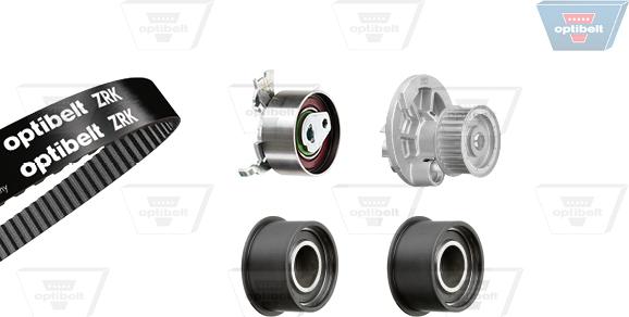 Optibelt KT 1384 W1 - Ūdenssūknis + Zobsiksnas komplekts autodraugiem.lv