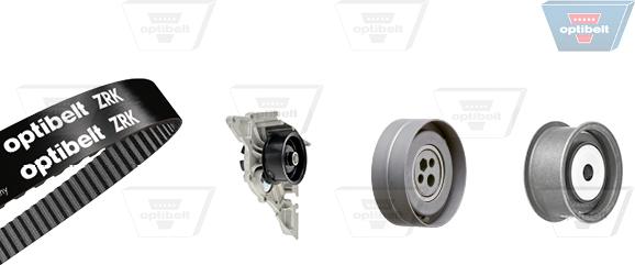 Optibelt KT 1261 W1 - Ūdenssūknis + Zobsiksnas komplekts autodraugiem.lv
