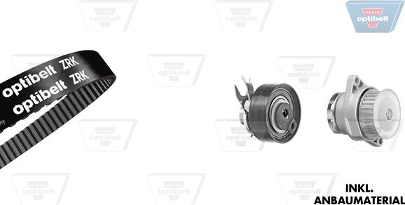 Optibelt KT 1285 W2 - Ūdenssūknis + Zobsiksnas komplekts autodraugiem.lv