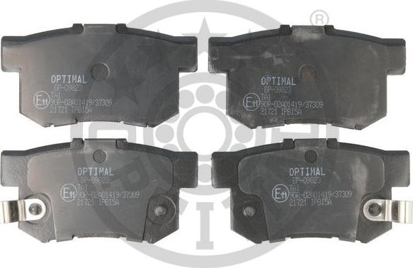 Optimal 9823 - Bremžu uzliku kompl., Disku bremzes autodraugiem.lv