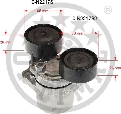 Optimal 0-N2217 - Siksnas spriegotājs, Ķīļsiksna autodraugiem.lv