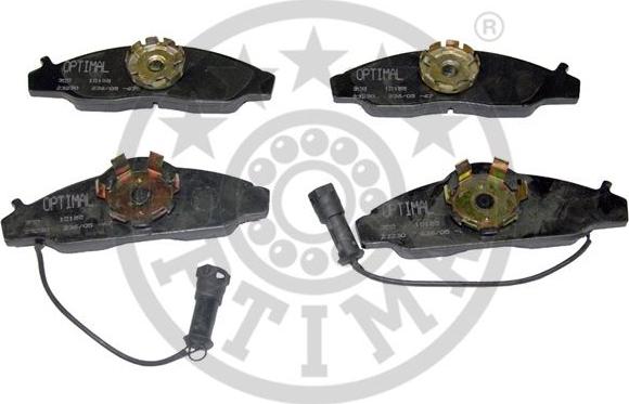 Optimal 10155 - Bremžu uzliku kompl., Disku bremzes autodraugiem.lv