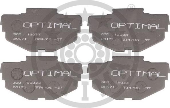 Optimal 12033 - Bremžu uzliku kompl., Disku bremzes autodraugiem.lv