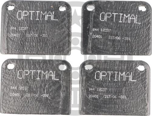 Optimal 12037 - Bremžu uzliku kompl., Disku bremzes autodraugiem.lv