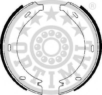 Optimal BB-7240 - Bremžu loku kompl., Stāvbremze autodraugiem.lv