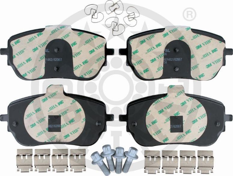 Optimal BP-12896 - Bremžu uzliku kompl., Disku bremzes autodraugiem.lv