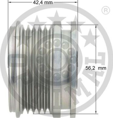 Optimal F5-1010 - Piedziņas skriemelis, Ģenerators autodraugiem.lv