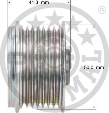 Optimal F5-1073 - Piedziņas skriemelis, Ģenerators autodraugiem.lv
