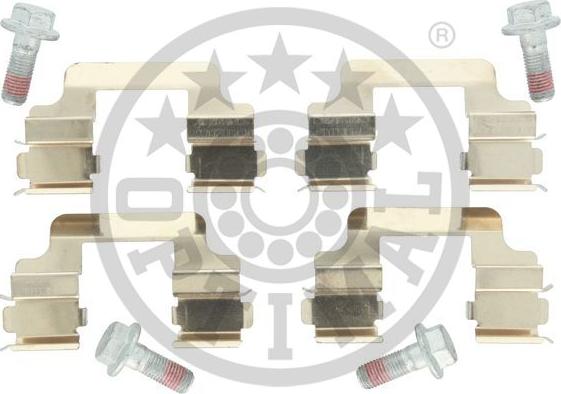 Optimal ZUB12241 - Piederumu komplekts, Disku bremžu uzlikas autodraugiem.lv
