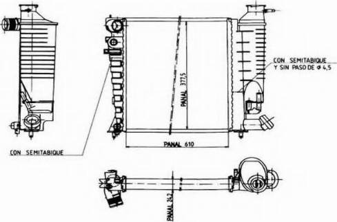 Ordonez 1020486809 - Radiators, Motora dzesēšanas sistēma autodraugiem.lv