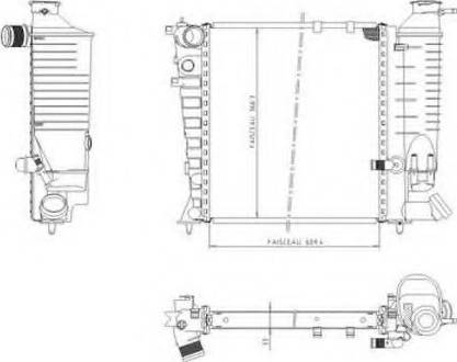 Ordonez 1020853809 - Radiators, Motora dzesēšanas sistēma autodraugiem.lv