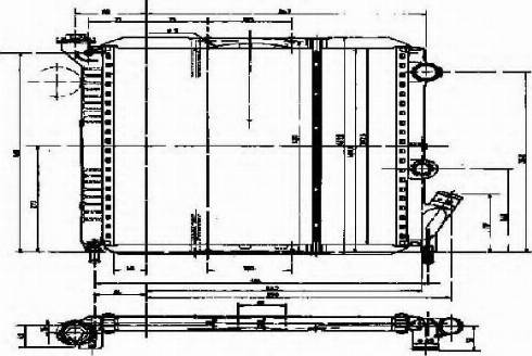 Ordonez 1020357815 - Radiators, Motora dzesēšanas sistēma autodraugiem.lv