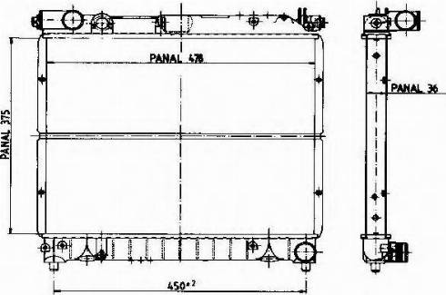 Ordonez 1020366803 - Radiators, Motora dzesēšanas sistēma autodraugiem.lv