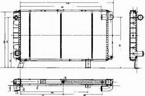 Ordonez 1020279806 - Radiators, Motora dzesēšanas sistēma autodraugiem.lv