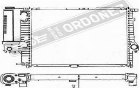 Ordonez 2060199 - Radiators, Motora dzesēšanas sistēma autodraugiem.lv
