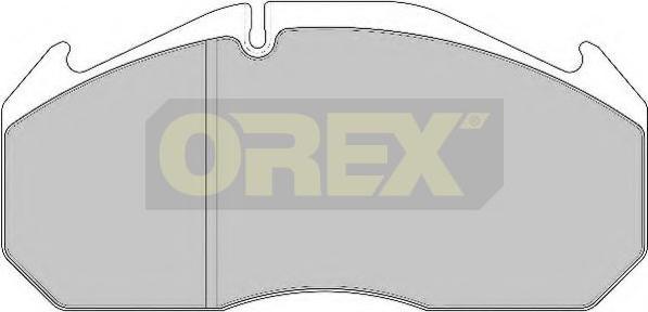Orex 242008 - Bremžu uzliku kompl., Disku bremzes autodraugiem.lv