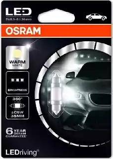 Osram 6498WW-01B - Kvēlspuldze, Lasīšanas apgaismojuma lukturis autodraugiem.lv