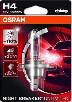 Osram 64193NBU-01B - Kvēlspuldze, Tālās gaismas lukturis autodraugiem.lv