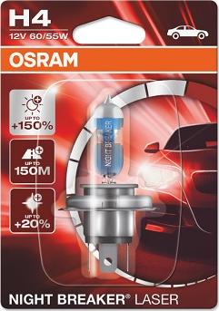 Osram 64193NL-01B - Kvēlspuldze, Tālās gaismas lukturis autodraugiem.lv