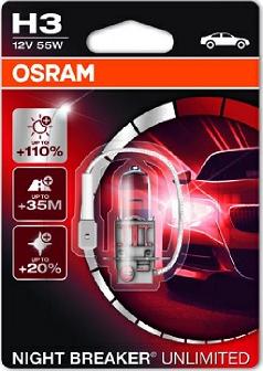 Osram 64151NBU-01B - Kvēlspuldze, Tālās gaismas lukturis autodraugiem.lv