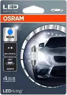 Osram 6431BL-01B - Kvēlspuldze, Lasīšanas apgaismojuma lukturis autodraugiem.lv