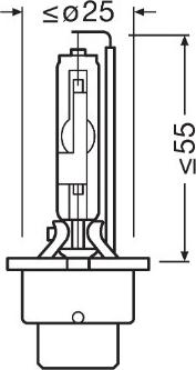 Osram 66440XNN - Kvēlspuldze, Tālās gaismas lukturis autodraugiem.lv