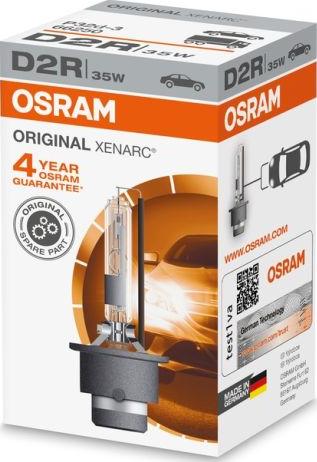 Osram 66250XENARC - Kvēlspuldze, Tālās gaismas lukturis autodraugiem.lv