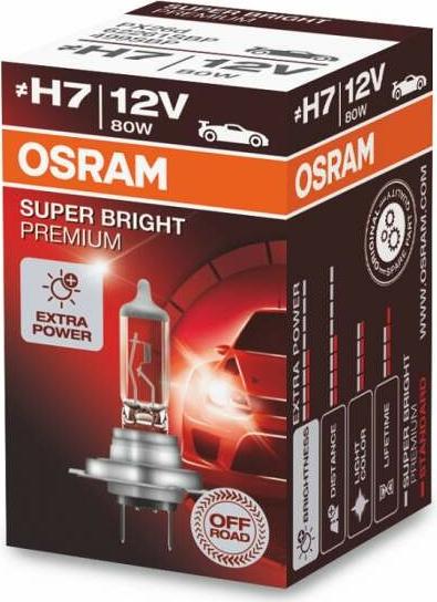 Osram 62261SBP - Kvēlspuldze, Tālās gaismas lukturis autodraugiem.lv