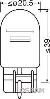 Osram 7515 - Kvēlspuldze, Pagriezienu signāla lukturis autodraugiem.lv