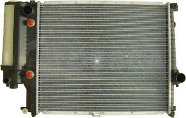 OSSCA 02528 - Radiators, Motora dzesēšanas sistēma autodraugiem.lv