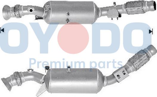 Oyodo 20N0058-OYO - Nosēdumu / Daļiņu filtrs, Izplūdes gāzu sistēma autodraugiem.lv