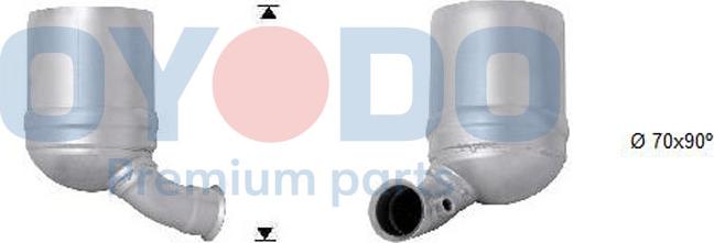 Oyodo 20N0012-OYO - Nosēdumu / Daļiņu filtrs, Izplūdes gāzu sistēma autodraugiem.lv