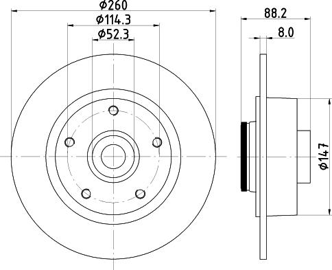 Pagid 54959 - Bremžu diski autodraugiem.lv
