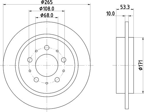 Pagid 54007 - Bremžu diski autodraugiem.lv