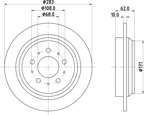 Pagid 54029 - Bremžu diski autodraugiem.lv