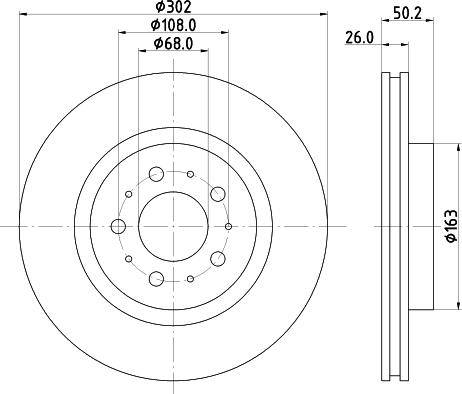 Pagid 54026HC - Bremžu diski autodraugiem.lv