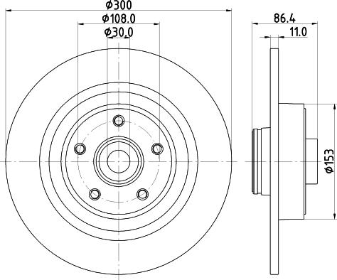 Japanparts DP-0702 - Bremžu diski autodraugiem.lv